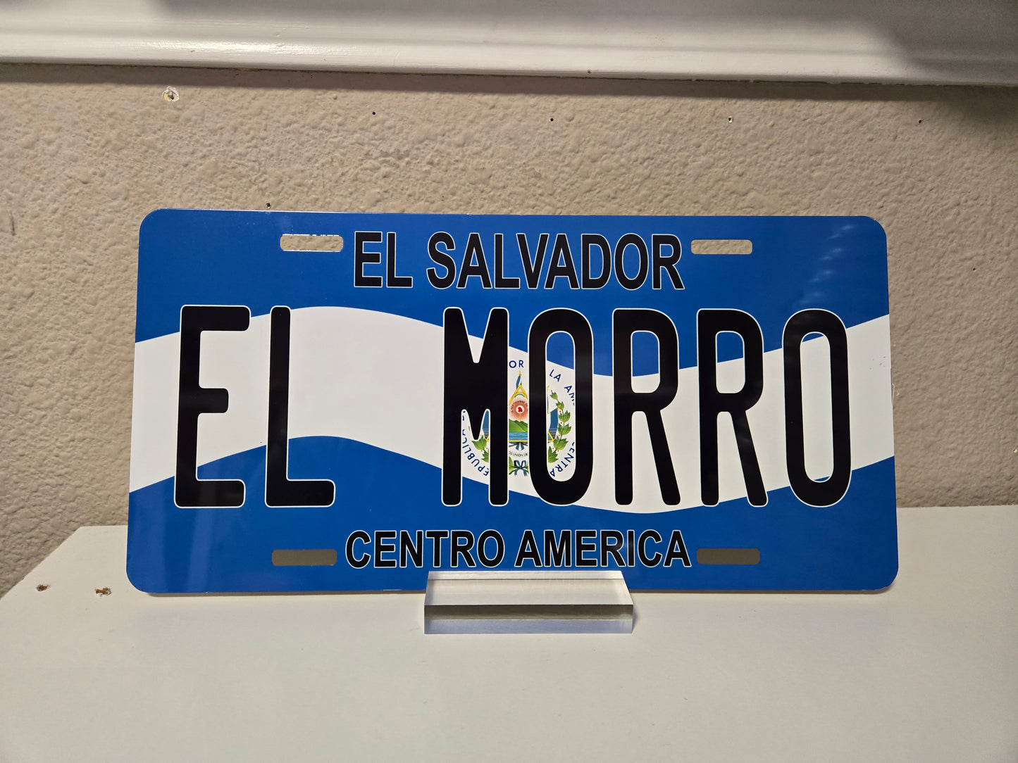 PERSONALIZED CAR PLATE SALVADOR, PLACAS PERSONALIZADAS SALVADOR