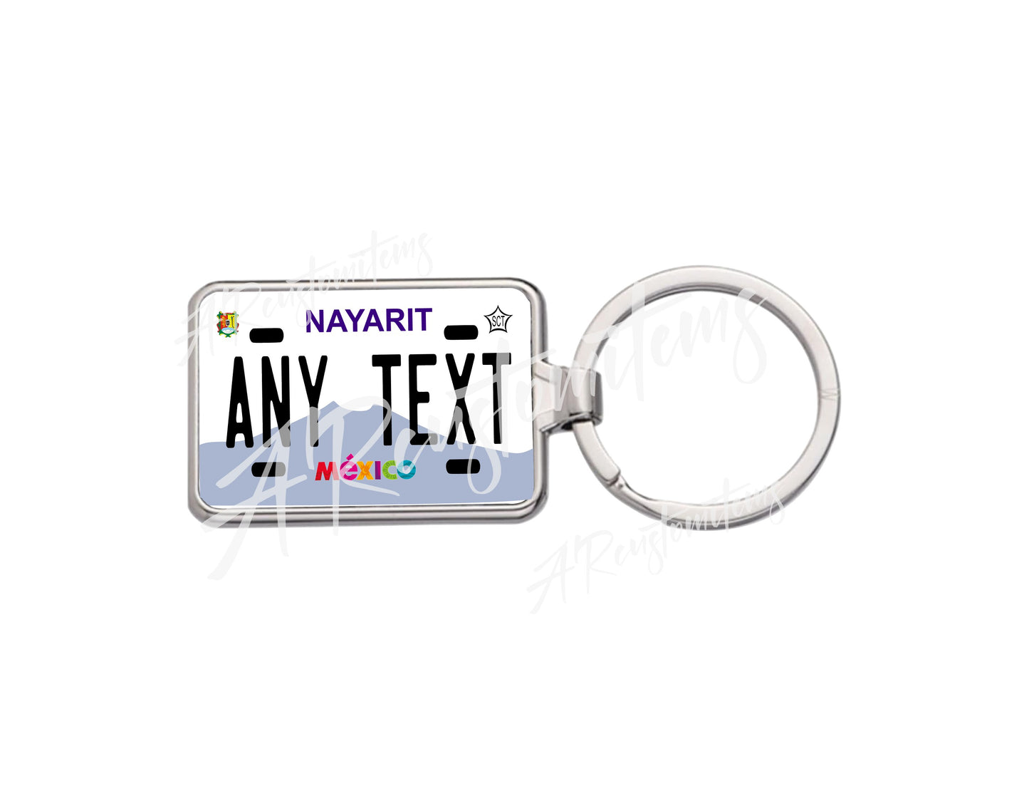 CUSTOM KEYCHAINS MEXICO STATES