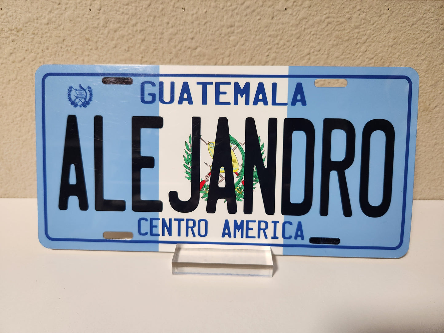 PERSONALIZED CAR PLATE GUATEMALA, PLACAS PERSONALIZADAS GUATEMALA