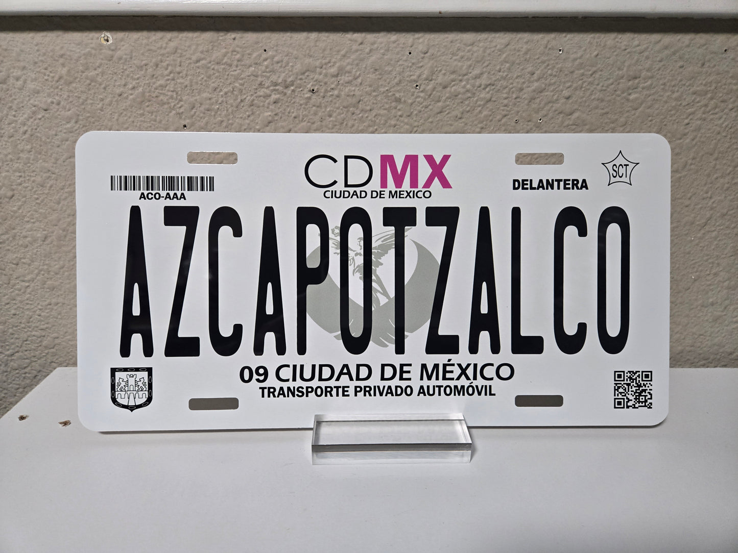 Custom License plate México States Novelty Car Plate, Personalized Car Plates México Placas personalizadas de los Estados de México