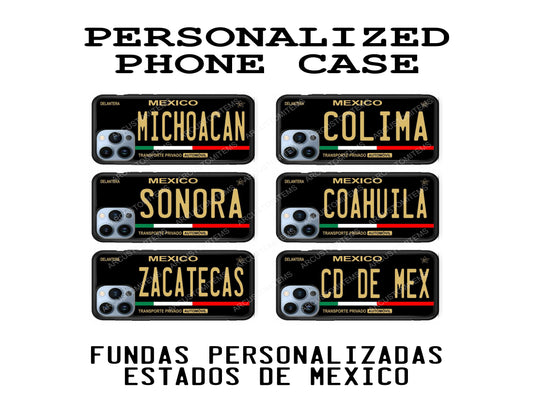 PHONE CASES BUMPER MEXICO STATES, CARCASAS PARA CELULAR ESTADOS DE MEXICO